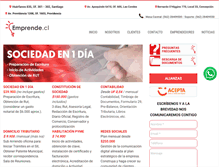 Tablet Screenshot of emprende.cl